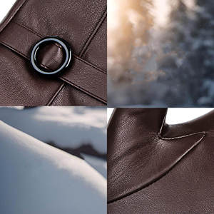 Gants en cuir pleine main de haute qualité pour femmes, hiver 2026, nouvelle arrivée, gants en cuir chauds et tendance pour femmes - Product Image 2