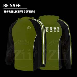 Chaqueta de Seguridad Reflectante de Algodón con LED Intermitente, ANSI Clase 2, EN ISO 20471 Clase 2, Logotipo, Talla 5XL, Colores Vivos para Personal de Seguridad - Product Image 5