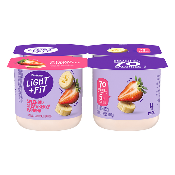 Сливочный обезжиренный йогурт Dannon, упаковка, 4 унции, любимая жидкая форма для детей, включая ароматизаторы клубничного шоколада, кофе