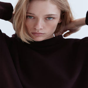 Sudaderas de Alta Calidad para Mujer, Hombros Caídos, Felpa, Lisas, Gruesas, de Algodón, Cuello Redondo, Estilo Urbano - Product Image 5