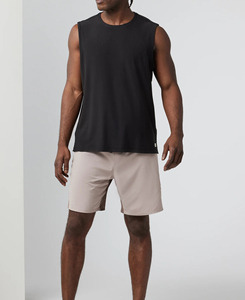 Premium Unisex O-cuello Poliéster Tank Tops Mejor para el entrenamiento Transpirable con corte automatizado - Product Image 4