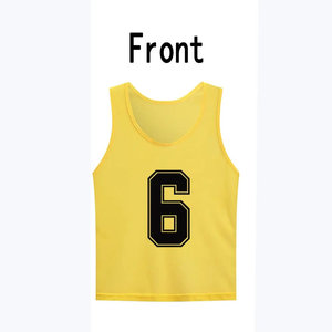 Maillots d'entraînement de football, dossards de haute qualité, légers, logo personnalisé, large choix de couleurs, dossards d'entraînement pour les clubs et les équipes, porter des dossards d'entraînement - Product Image 5