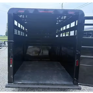 Semi-remorque robuste pour bétail avec pneus 12R22.5, matériaux en acier et aluminium, en stock à vendre - Product Image 4