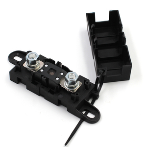 Porte-fusibles étanche, tout en noir, pour véhicule modifié, boîte Audio pour <span class=keywords><strong>voiture</strong></span> - Product Image 5
