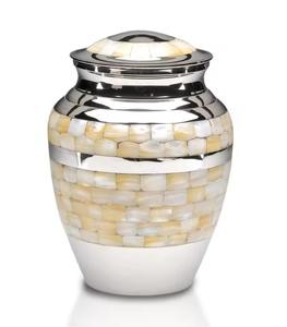 Urnes funéraires en métal modernes personnalisables, tendance, conservant leur aspect pendant des décennies, résistantes à la décoloration et à la dégradation, fabriquées à la main, écologiques - Product Image 2