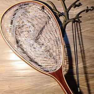 ตาข่ายจับปลาเทราท์ตาข่ายสำหรับจับปลาเทราท์ตาข่ายทำจากยางตาข่ายใช้มือตาข่ายจับปลาเทราท์ - Product Image 1