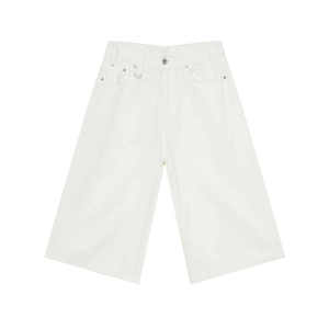 OEM Men's Plus Size Summer Eco-Friendly Luxury <b>Baggy</b> <b>Jorts</b> with Customizable Designs Button Closure Acid Wash Finish - Product Image 5