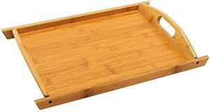 Bandeja DE SERVICIO DE MADERA hecha a mano pulida de lujo de nuevo diseño moderno para uso doméstico y hotelero a precio mayorista de fabricante indio - Product Image 2