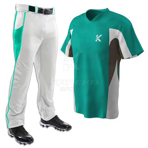 Baseball Uniform <b>Sets</b> Breathable Plus Size High Quality 100% Polyester Customizable Color Logo OEM Service Low MOQ <b>Cheap</b> Price - Product Image 1