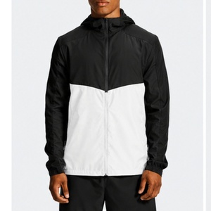 Unisex Solid Soft Shell Lightweight Windbreaker Custom Logo Hooded Jacket Pants Set <b>Waterproof</b> Mesh Lining Running Hiking - Product Image 5