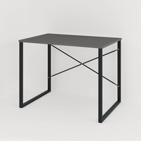 Bureau d'ordinateur en métal, table de bureau à domicile, table d'étude et d'écriture, poste de travail minimaliste