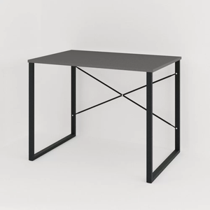 Bureau d'ordinateur en métal, table de bureau à domicile, table d'étude et d'écriture, poste de travail minimaliste - Product Image 1