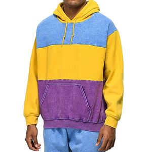 Basics Fashion Tie Dye Pullover Hoodie para ropa informal diferente-color-blocks-hoodies-beautiful-hoodies 2026 - Product Image 1