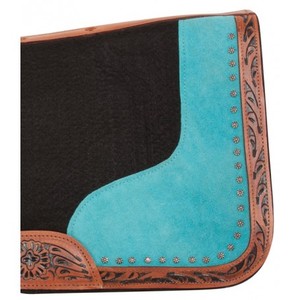 100% feutre de laine de haute qualité personnalisé couleur Logo cheval tapis de selle Contour confort conception personnalisable taille équestre sentier utilisation - Product Image 4