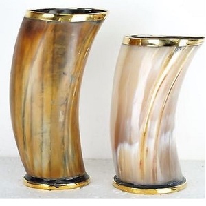 Nouvel arrivage Véritable chope décorative de style animal viking faite à la main tasse à boire en corne pour bière vin pour Noël - Product Image 1