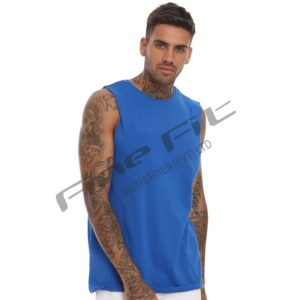 Camisetas sin mangas de algodón tejido personalizadas para hombre, transpirables, para gimnasio, entrenamiento, fitness, culturismo, con aberturas en los brazos, estilo casual. - Product Image 3