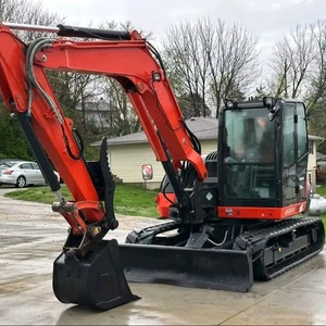 Chargeuse sur chenilles Kubota EPA Engine 45KW Diesel 55KW 700KG 850KG Cheap Track Skid Steer Loader - Product Image 4