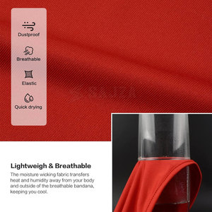 Precio bajo Pasamontañas de secado rápido A prueba de viento Pasamontañas de color personalizado Su propio diseño Pasamontañas - Product Image 5