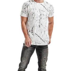 Meilleures ventes de T-shirt à impression solide à séchage rapide pour hommes, vêtements décontractés 100% coton respirants et écologiques - Product Image 2