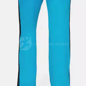 Pantalones de lona 100% algodón para mujer, de cintura media, con cordón, encaje, ajustados, acampanados, ecológicos, estilo urbano, de invierno, con logo personalizado - Product Image 6