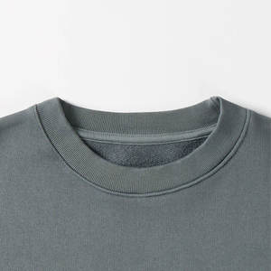 เสื้อสเวตเตอร์ขนแกะใส่ได้ทั้งชายและหญิงเสื้อสเวตเตอร์ผ้าฝ้าย100% มีฮู้ดกำหนดโลโก้ได้เอง - Product Image 3