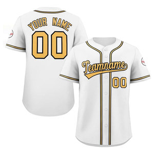 Maillots de baseball respirants sur mesure OEM, chemises à boutons, vente en gros, vêtements de softball imprimés, faible MOQ, directement de l'usine, dans le monde entier - Product Image 2