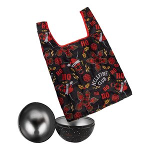 Bolsa de compras plegable y reutilizable de poliéster de Stranger Things para Navidad - Product Image 2