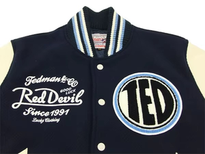 Venta al por mayor OEM personalizado bordado béisbol Letterman abrigo universitario para hombres Varsity chaqueta para hombres - Product Image 6