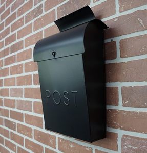 Boîte aux lettres en fer durable et antirouille, conçue en Inde, avec rangement personnalisable pour la collecte des courriers - Product Image 6