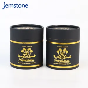 Logotipo personalizado tubo de papel cilindro perfume cosmético tarro caja de regalo tubo de papel cajas de embalaje