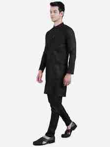 ชาลวาร์คาเมซของผู้ชายเครื่องแต่งกายแบบดั้งเดิมแขนเต็มสไตล์ปากีสถาน - Product Image 2