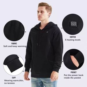 Sweat à capuche surdimensionné pour homme en coton épais 420 g/m² avec impression numérique, logo et impression personnalisés écologiques - Product Image 4