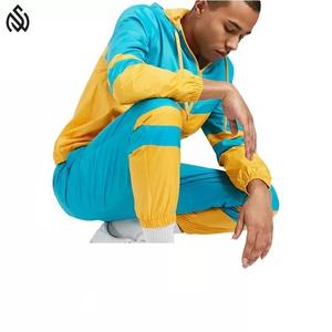 Wholesale Bulk Custom <b>Men</b> <b>Zip</b> up Windbreaker Jacket and <b>Shorts</b> Two Pieces Set Nylon Windbreaker Tracksuit 2025 - Product Image 6
