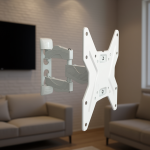 ELTRIS200BIANCO Support mural pour téléviseur et moniteur VESA 200 x 200, crochets et rails pour un poids jusqu'à 25 kg, optimisé pour la visibilité et l'esthétique - Product Image 3