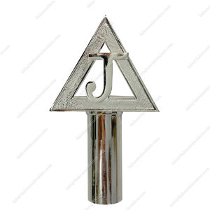 MASONIC REGALIA ROYAL ARK MARINER (RAM) WAND TOP-JUNIOR WARDEN JEWEL FREEMASON JEWEL PLATEADO BAHOO BORDADOS COLOR DORADO - Product Image 2