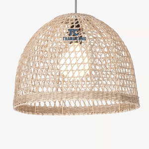 Meilleure vente d'abat-jour en jonc de mer tissé, luminaires suspendus d'usines, décoration de la maison - Product Image 4