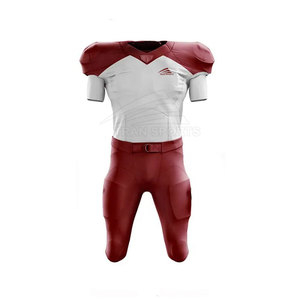 Meilleur prix 2024 : Ensembles d'uniformes de football américain, vêtements de sport très demandés, respirants, grandes tailles, 100 % polyester, antibactériens, séchage rapide - Product Image 2
