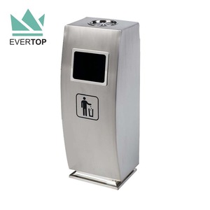 Cubo <span class=keywords><strong>de</strong></span> <span class=keywords><strong>basura</strong></span> <span class=keywords><strong>de</strong></span> <span class=keywords><strong>acero</strong></span> <span class=keywords><strong>inoxidable</strong></span> <span class=keywords><strong>de</strong></span> pie con Cenicero, cubo <span class=keywords><strong>de</strong></span> <span class=keywords><strong>basura</strong></span> moderno, vestíbulo, cubos <span class=keywords><strong>de</strong></span> <span class=keywords><strong>basura</strong></span> curvos <span class=keywords><strong>para</strong></span> Hotel, contenedor <span class=keywords><strong>de</strong></span> <span class=keywords><strong>basura</strong></span> - Product Image 2