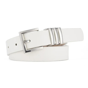 Cinturones de cuero genuino personalizados para hebilla de aleación personalizada para cinturón de vestir de mujer para mujer - Product Image 3