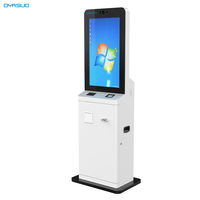 Terminal Punto de Venta con Pantalla Táctil Autoservicio de 21.5 Pulgadas, con Soporte de Pie, Impresión de Tickets para Restaurantes, Escáner Térmico de Códigos QR y Códigos de Barras, SDK