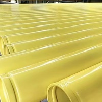 OD: 22 - 3620 mm, WT: 2 - 60 mm, color personalizable. Tubería de acero recubierta de plástico, resistente al fuego, para gas natural, petroquímica.