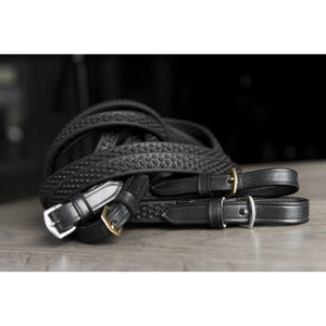Hot Selling Durable Multi-Color Leather Reins Heavy <b>Rubber</b> Grip Crystal Brass Fittings Horse Riding High Quality Rub - Product Image 1