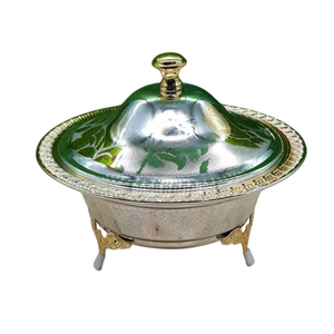 Cena Fiestas Comida Servir Olla Decoración DE LA MESA DEL HOGAR Postre Exhibición Buffet Calentador Cazuela Plato a precio mayorista - Product Image 3