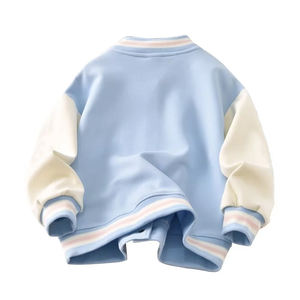 เสื้อแจ็กเก็ตหนังพียูสำหรับผู้ชายกำมะหยี่สไตล์ฮิปฮอปวินเทจออกแบบได้ตามต้องการพร้อมการตกแต่งลวดลายที่เป็นมิตรกับสิ่งแวดล้อม - Product Image 2