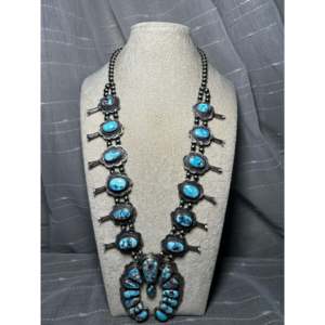 Kee Johnson Golden Hill Turquoise <b>Pearl</b> Necklace <b>Set</b> Fine Jewelry with Diamond Gold Plated Sterling Silver for Parties Weddings - Product Image 3