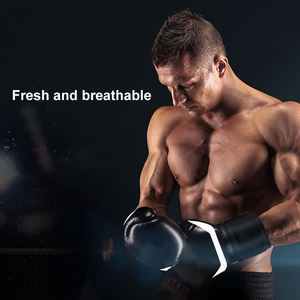 Gants de boxe en cuir PU de haute qualité, toutes tailles, personnalisés, légers, respirants, avec poignées, pour sports de plein air - Product Image 5