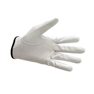 Respirant meilleurs gants de golf en cuir Cabretta blanc tissu respirant Logo personnalisé matériau souple gants de golf en peau de mouton durables - Product Image 3