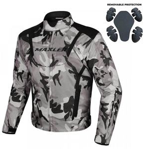 CE Armor transpirable equipo de protección motocicleta Chaqueta corta impermeable textil chaqueta de montar de talla grande para deportes de invierno ciclistas - Product Image 1