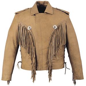 HMB-0419A HOMME CUIR FRANGES VESTES BONE JOVI STYLE MANTEAU MOTO MODE MANTEAUX VESTE - Product Image 3