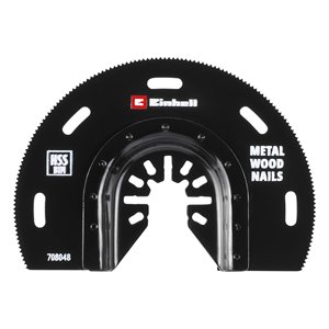 Cuchilla de Inmersión Semicircular Einhell de 88 mm para Madera y Metal, Modelo 49708048 - Product Image 1